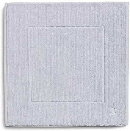 möve Superwuschel Badteppich 60 x 60 cm aus 100% Baumwolle, silver