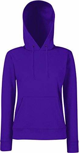 Fruit of the Loom SS068M Cappuccio, Viola, S Donna