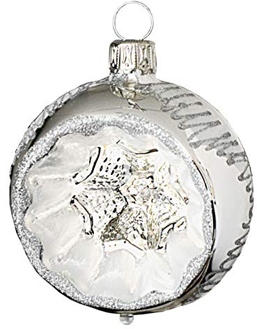 Jingle Bells Lauscha Christbaumkugel Winterzauber, Reflexkugel 6cm, 4Stck. per Box