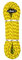 Beal Antidote Unisex Climbing Rope, unisex_adult, BC102A, yellow, 50 m
