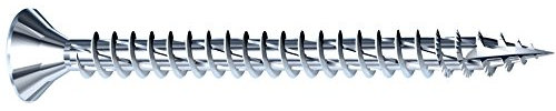 Original Jet-Fast Universalschrauben 3,0 x 30 mm, 200 Stück mit Duo-Senkkopf, Selbstbohrspitze, Vollgewinde, Torx, Silverline mit EU-Zulassung