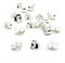 NaturSchatulle Ohrstecker Butterfly Verschluss 100% Sterling Silber 925 I 10 Paar I Ohrstopper Basteln Selber Machen Pousetten Schmuckherstellung