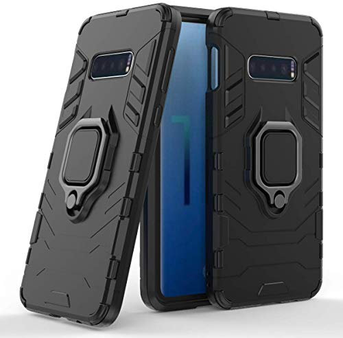 LuluMain Kompatibel mit Galaxy S10e Hülle, Ring Ständer Magnetischer Handyhalter Auto Caseme Schutzhülle Case für Samsung Galaxy S10e (Schwarz)