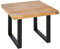 invicta INTERIOR Massiver Couchtisch Iron Craft 60cm Mangoholz Industrial Design Wohnzimmertisch Tisch