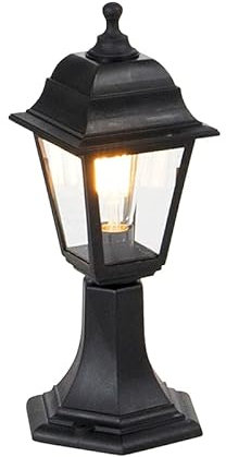 QAZQA capital - Lampe sur pied extérieur - 1 lumière - L 150 mm - Noir - Classique/Antique - éclairage extérieur