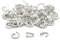 NaturSchatulle Biegeringe Edelstahl Ø 3-8mm Binderinge I 25 Stück Spaltringe Verbindungsringe Ösen Basteln DIY Schmuckherstellung Nickelfrei (3mm)