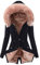 HHMY Parka invernale da donna foderata, calda fodera in orsacchiotto, cappotto trapuntato, lungo con cappuccio, cappotto spesso foderato in pelliccia, tinta unita, con chiusura lampo, S - 3XL, Colore: