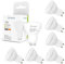 LIGHTWORLD24 Welt der Lichter GU10 LED Kaltweiss 7 Watt Reflektorlampe Nicht Dimmbar 510 Lumen LED Lampe Ersatz für 50W Halogenlampen 6500K, 120° Abstrahlwinkel Spotlight, AC 230V, 6er Set
