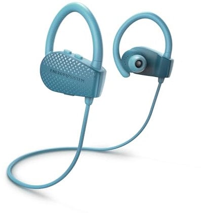 Energy Sistem Auriculares Bluetooth Sport 1+ Ocean (Bluetooth 5.1, Voice Assistant, Secure-Fit, Sweatproof) Azul