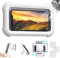 LUCKYDUO Dusch Handy Ständer, Dusch-Handyhalterung, 480°Drehbar Handy-Halterungen für Dusche, Wasserdichter HD Touchscreen Handyablage für Bade/Küch, passend für Smartphone unter 7 Zoll(Schwarz)