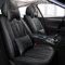 Tuqiang Autositzbezüge Für BMW X1 X2 X3 X4 X5 X5M X6 E82 E84 E83 F25 F26 E70 F15 2009 Luxus 5 Sitze PU-Leder sitzbezüge,Schwarz