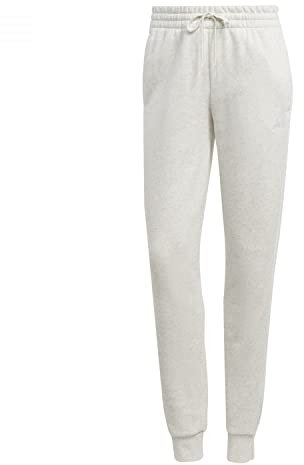 adidas Donna Essentials Fleece 3-Stripes Pants, off White/White, S