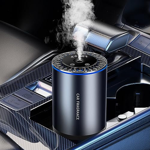 Kwak's Intelligente Auto-Lufterfrischer, Aromatherapie-Diffusor für ätherische Öle mit Sternenhimmel-Projektion, USB-Mini-Lufterfrischer für Auto, Zuhause und Büro