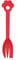 AB TOOLS 1pc Food Grade Plastic Dog Cat Feeding Fork Spork- Assorted Colours