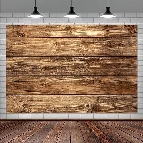 3x2m Foto Hintergrund Holz Rustikale Holz Wand Braun Vintage Holzbrett Fotografie Hintergrund Neugeborenes Baby Shower Geburtstag Party Kuchen Tisch Dekorationen Banner Fotostudio Requisiten