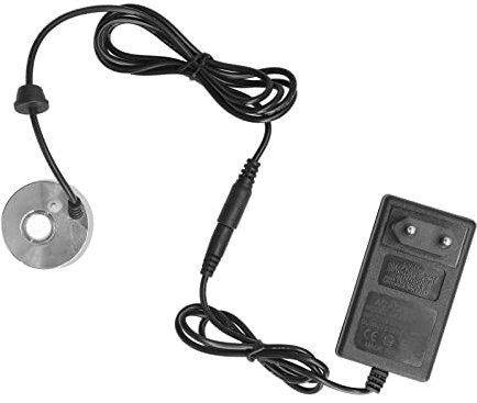 Srliya Generador de Niebla Ultrasónica, Nebulizador Ultrasónico para Estanques de Aleación de Aluminio, Nebulizador Ultrasónico para Estanques y Rocallas, Generador de Niebla (Enchufe