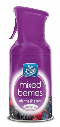 250ml Air Freshener Spray - Mixed Berries Air Freshener Spray - Odour Eliminator & Fresh Fragrance, Ideal for Home & Office, Trigger Spray