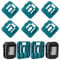Pack of 6 Battery Holders for Makita 18 V, Battery Holder Battery Wall Mount for Makita 18 V with 12 Screws, Wall Mount Battery Holder for Bl1860 Bl1850 Bl1840 Bl1830 (No Battery)