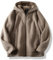 Sweatshirt Herren Einfarbig Kapuzen Sweatshirt Herren Casual Täglicher Verschleiß Kaputzen Hoodie Herren Klassisch Collegestudenten All-Match Sweatshirt C-Coffee L