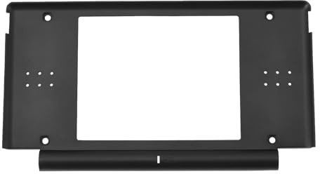 LT Easiyl Fronttop Spielekonsolen-Rahmenschale, kompatibel mit Nintendo DS Lite NDSL LCD-Bildschirmrahmen, Ersatz-Displaygehäuse für Konsole, obere obere Abdeckung, Schwarz