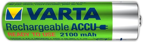 4X für Varta Zelle AA Akku Mignon NiMH 2100mAh Ready to use 1,2V 56706 Bulk Batteriebox/Akkubox zu Aufbewahrung von 4 STK. Mignon (AA) oder Micro (AAA) Batterien