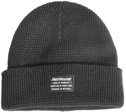 FASTHOUSE Waffle Beanie, Vintage-Schwarz, Einheitsgr��e