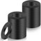 120 Piezas Arandelas M5 Arandelas Planas M5 x 10 mm, Arandelas de Sellado O Ring, Arandelas de Sellado de Acero al Carbono, Junta de Plana Espaciadores Negros para Tornillos Varilla Roscada