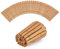 COSTWAY Ausrollbarer Gartenweg Holz, gebogener Holzweg Garten, Rollweg mit Metalldraht & Rutschfester Oberfläche, Gehweg Holzsteg Gartentritt, für Terrasse Hinterhof Rasen, Natur (43 x 216 cm)