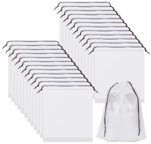 KATIMI 24 Stück Schuhbeutel, Transparente Schuhsack mit Zugband, Schuhbeutel Reise, wasserdichte Schuhsack, Tragbare Shoe Bag für Reisen und Aufbewahrung (30 x 40 cm)