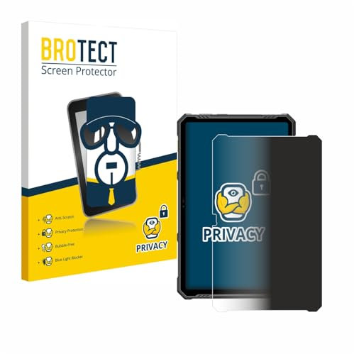 BROTECT Anti-Spy Blickschutzfolie für Ulefone Armor Pad 3 Pro / 4 Ultra Privacy Screen Protector [Displayschutz-Folie, Sichtschutz, Blaulichtfilter]