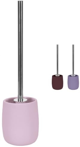 KW Luxury Ceramic/Porcelain/Stoneware Toilet Brush and Holder (Lavender)