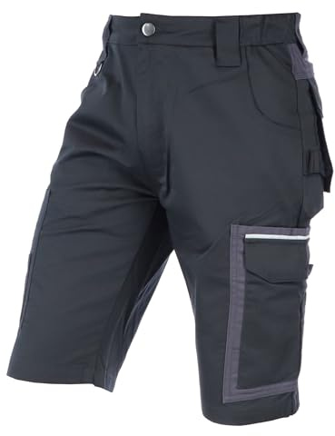 ELIWORX Arbeitsshorts Herren – Kurze Arbeitshose mit Stretch & Werkzeugtaschen – für Handwerk, Heimwerker & BAU – Kurze Herrenshorts für Sommer & Werkstatt – robust & bequem