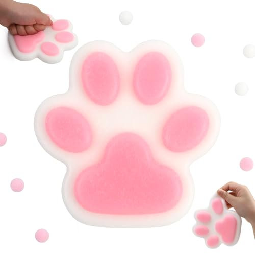 PRZRAO Riesige Squishy Pfoten, Squishy Paw, Squishy Toy Big Squishy Cat Paw, Fufu Squishy für Stressabbau, Cat Squeeze Toys, Squeeze Spielzeug, Süße Weiche Katzenpfoten Squishy für Kinder Erwachsene