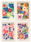 BSITSSS Poster (20x30cm) ohne Rahmen, Posters Bunte Florale Muster, Vintage Poster, Wandposter, Posters Aesthetic für Frauen, Heimbüro, Schlafzimmer, Wohnzimmer, Cafés, Wanddekoration