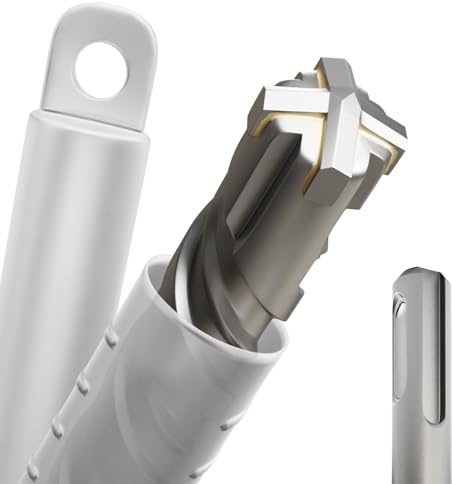 ZENIX Punta per trapano SDS Plus, 5 x 110 mm, professionale, con 4 tagli, ideale per pietra, pietra naturale, muri di mattoni e cemento armato