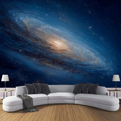 Fototapete Abstrakt Wirbel Nebel Motivtapeten Tapete Natur Sternenhimmel Tapeten Vliestapete Modern Wandtapete Wohnzimmer Schlafzimmer Tapete Wanddeko 200×140cm(W×H)