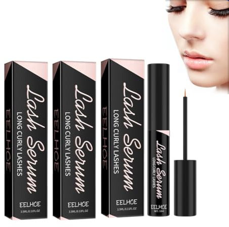 Lashcare Natürliches Wimpernserum ohne Hormone - Für schnelleres Wimpernwachstum, Intensiv längere & dichtere Wimpern - Pflegendes Lash Serum