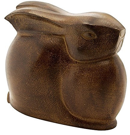 Achla Designs Statue de Lapin Sculpture, Fonte d'aluminium, Bronze, L