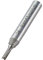 Trend CraftPro Straight Two Flute Router Cutter Bit, 1/4 Inch Shank, 2.5mm Cut Diameter & 8mm Cut Length, Tungsten Carbide Tipped, C001EX1/4TC