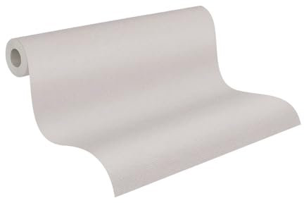 A.S. Création Papier Peint Uni New Life Papier peint intissé 10.05 m x 0.53 m Beige Fabriqué en Allemagne 356529 3565-29