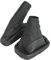 Schaltmanschette mit Handbremsmanschette Perforiert Schwarz Echt Leder myshopx SH13