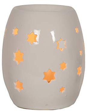 Electric Star Design Ceramic Wax Tart Melt Burner Lamp Scented Fragrance Aroma Warmer