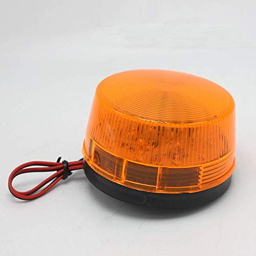 MASO Alarme clignotante 12 V, lumière stroboscopique pour voiture, camping-car, police