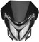 Terisass 12V 10W phares de moto carénage lampe frontale LED lumières universelles pour vélo de saleté plaque de fourche universelle