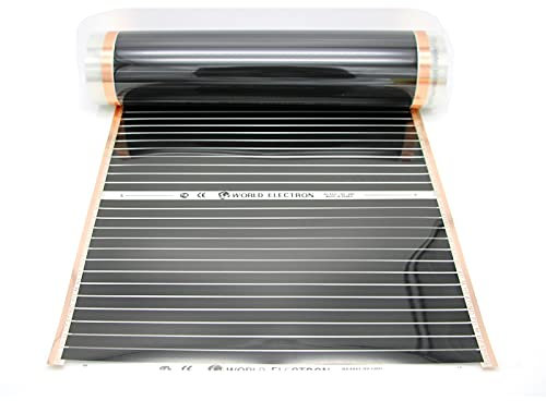 220V 50cm Width Healthy Floor Heating Underfloor Heating Carbon Film Heater 50cmx600cm