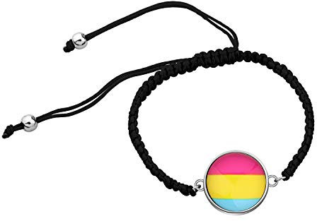 LBSBO LGBT verstellbares Armband Regenbogen Gay & Lesbian Pride Armband, Large, Metall