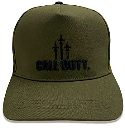 Heroes Inc. Call of Duty - Star High Build Grünes Camo Baseball Kappe