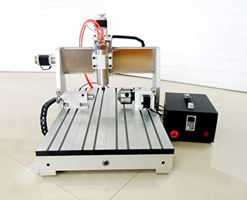 router CNC de alta velocidad actualizado 6040 1.5KW husillo+2.2KW VFD / 4axis + actualización 100mm Z eje grabador de cuatro ejes máquina de grabado