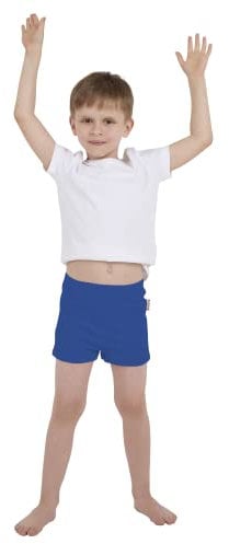 kiwisto Kids ActivePants, Inkontinenz-Schutzhose für Kinder - blau - für wechselbare Einwegeinlagen - (134/140 (XS))
