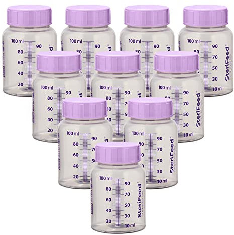 Sterifeed Baby Bottle, Disposable, Sterile, 100ml, Pack of 10